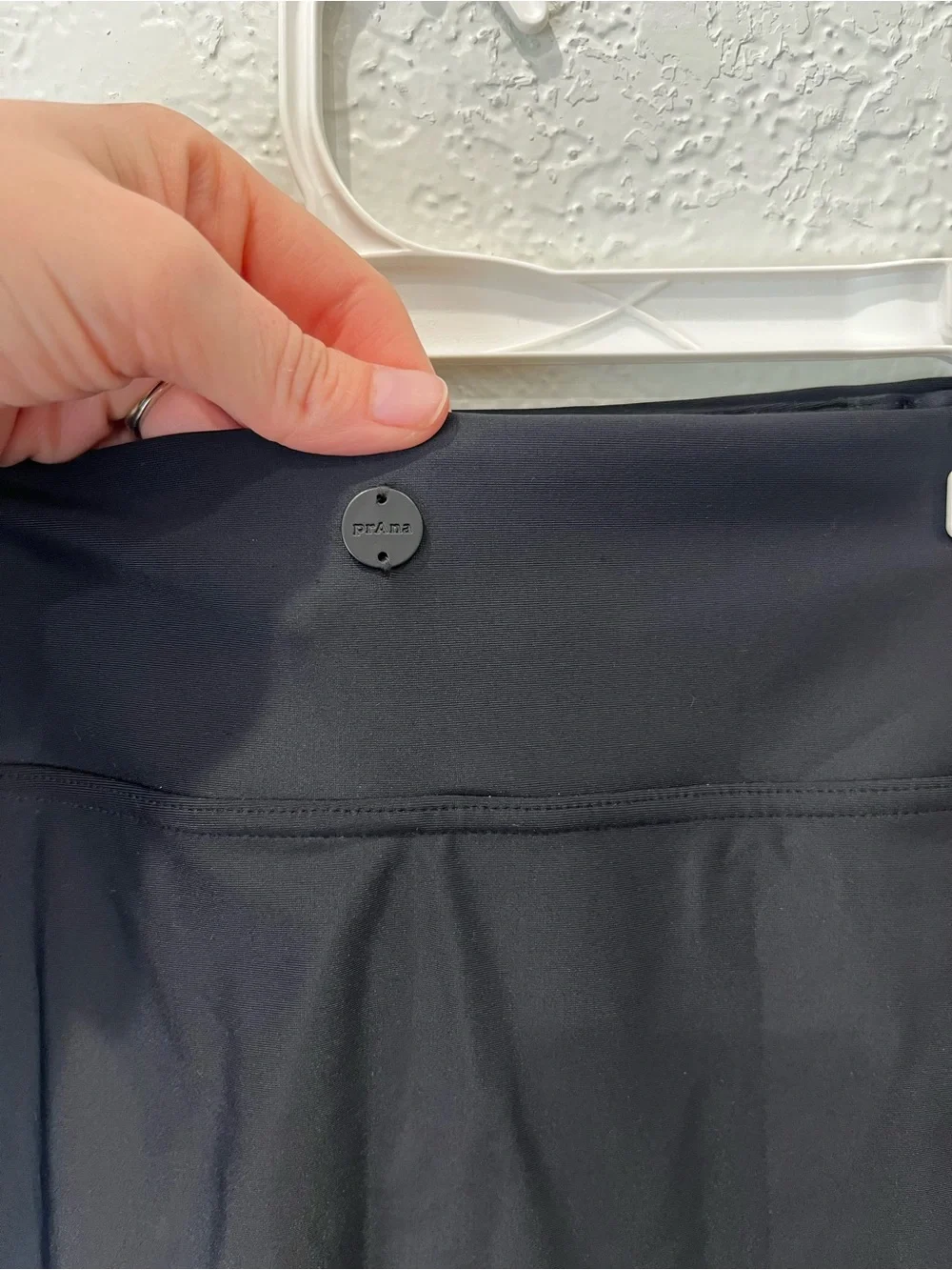 Prana Black Sakti Swim Skirt Size XL Summer Beach Pool Modest Granola Girl